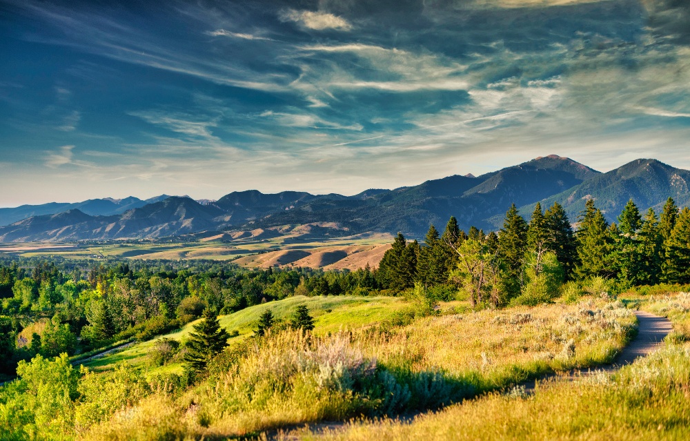 Bridger Mountains in Bozeman