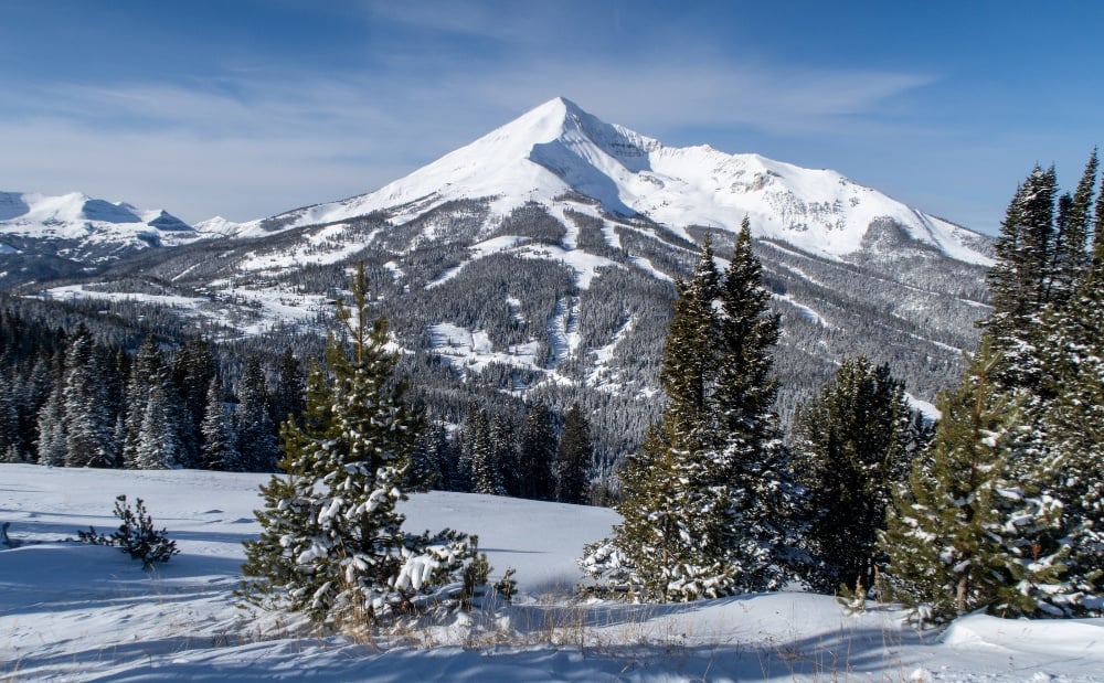 Lone Peak in Big Sky, Montana