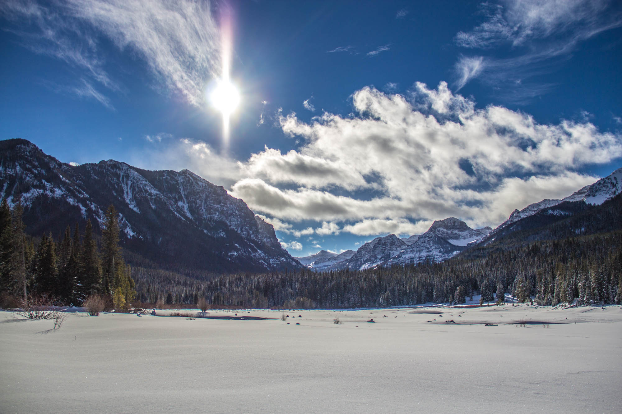 Hyalite Reservoir in Bozeman, Montana