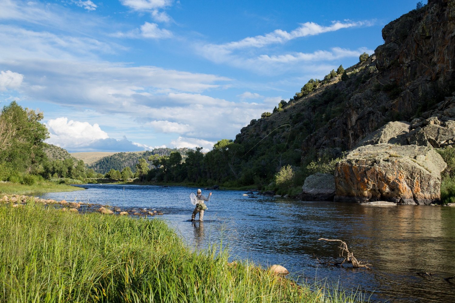 Fly fishing in Montana