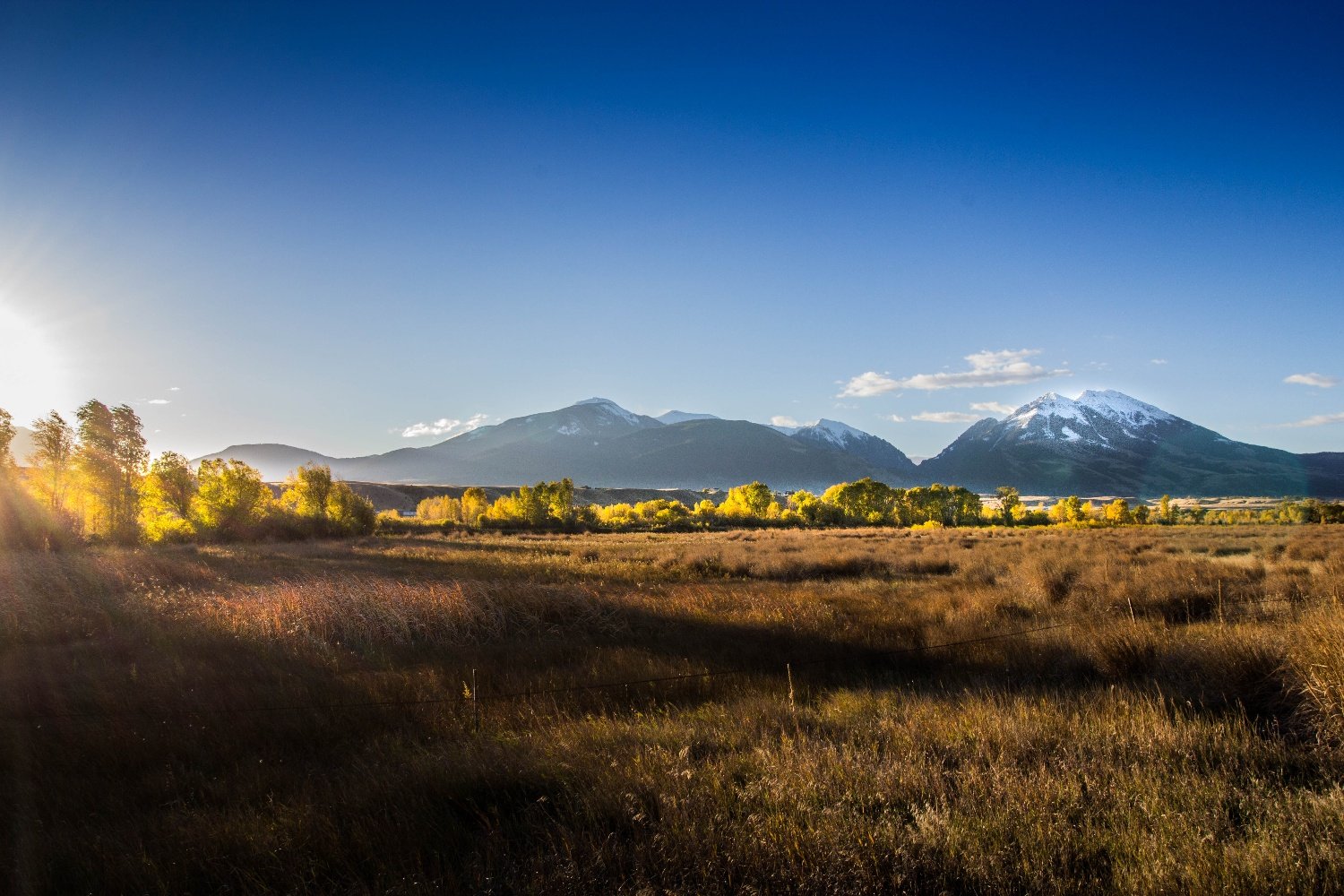 Fall in Paradise Valley Montana